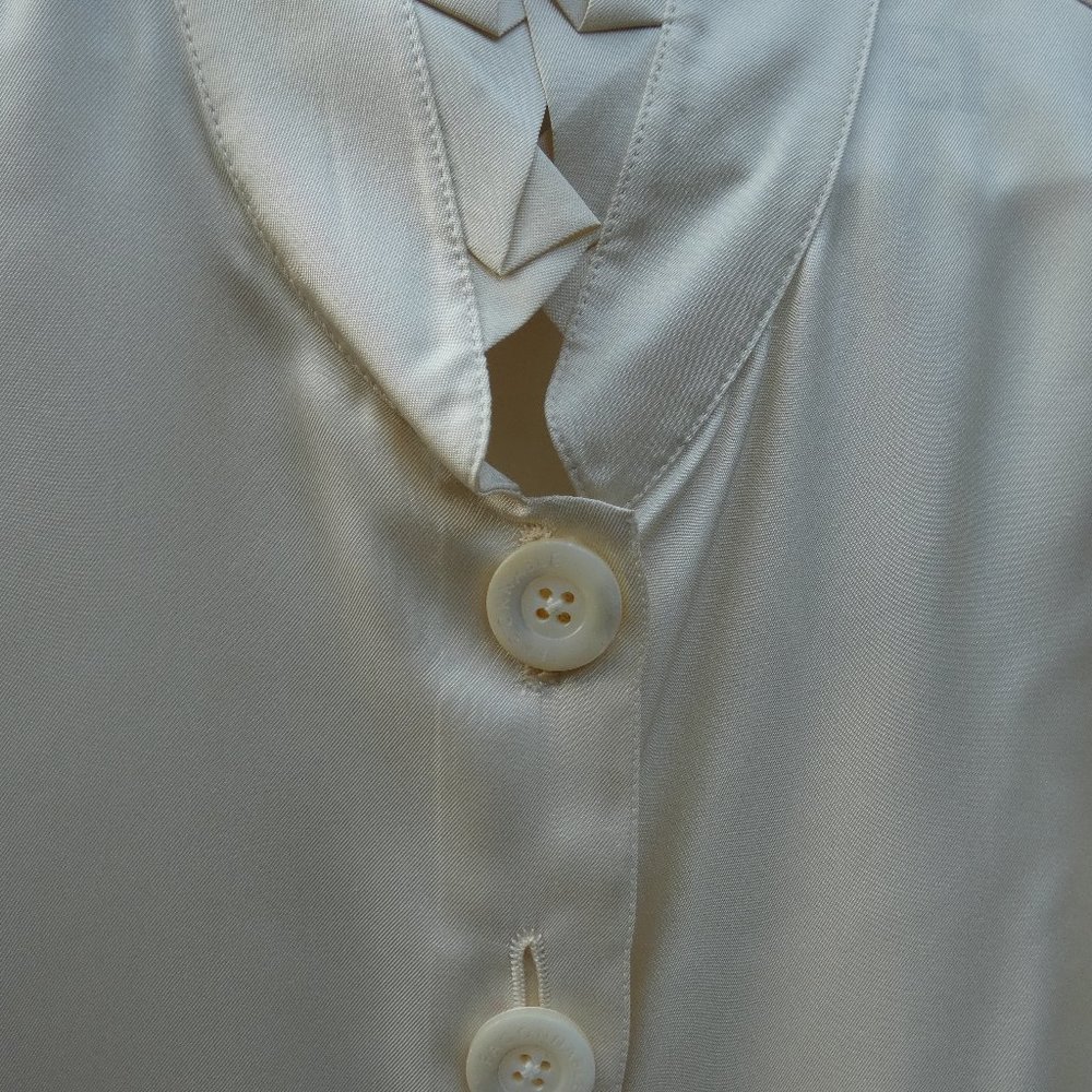 Cream Colored Silk Blouse